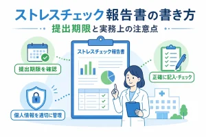 ストレスチェック報告書の書き方｜提出期限と実務上の注意点