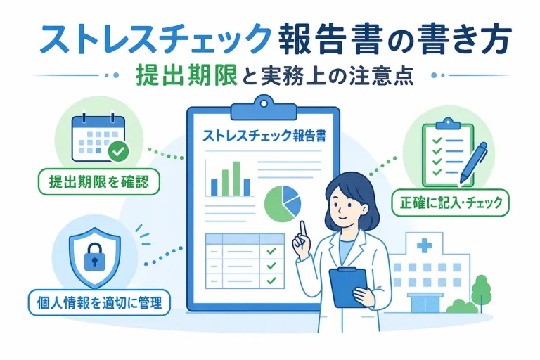 ストレスチェック報告書の書き方｜提出期限と実務上の注意点