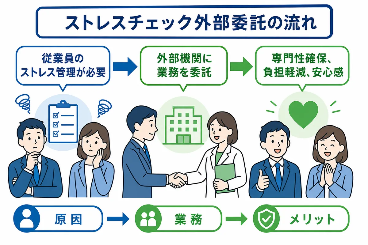 【徹底比較】ストレスチェック外部委託先の種類と特徴